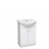 Mueble de pie 2 puertas blanco 50x47x85 cm Mueble De Pie 2 Puertas Blanco 50x47x85 Cm