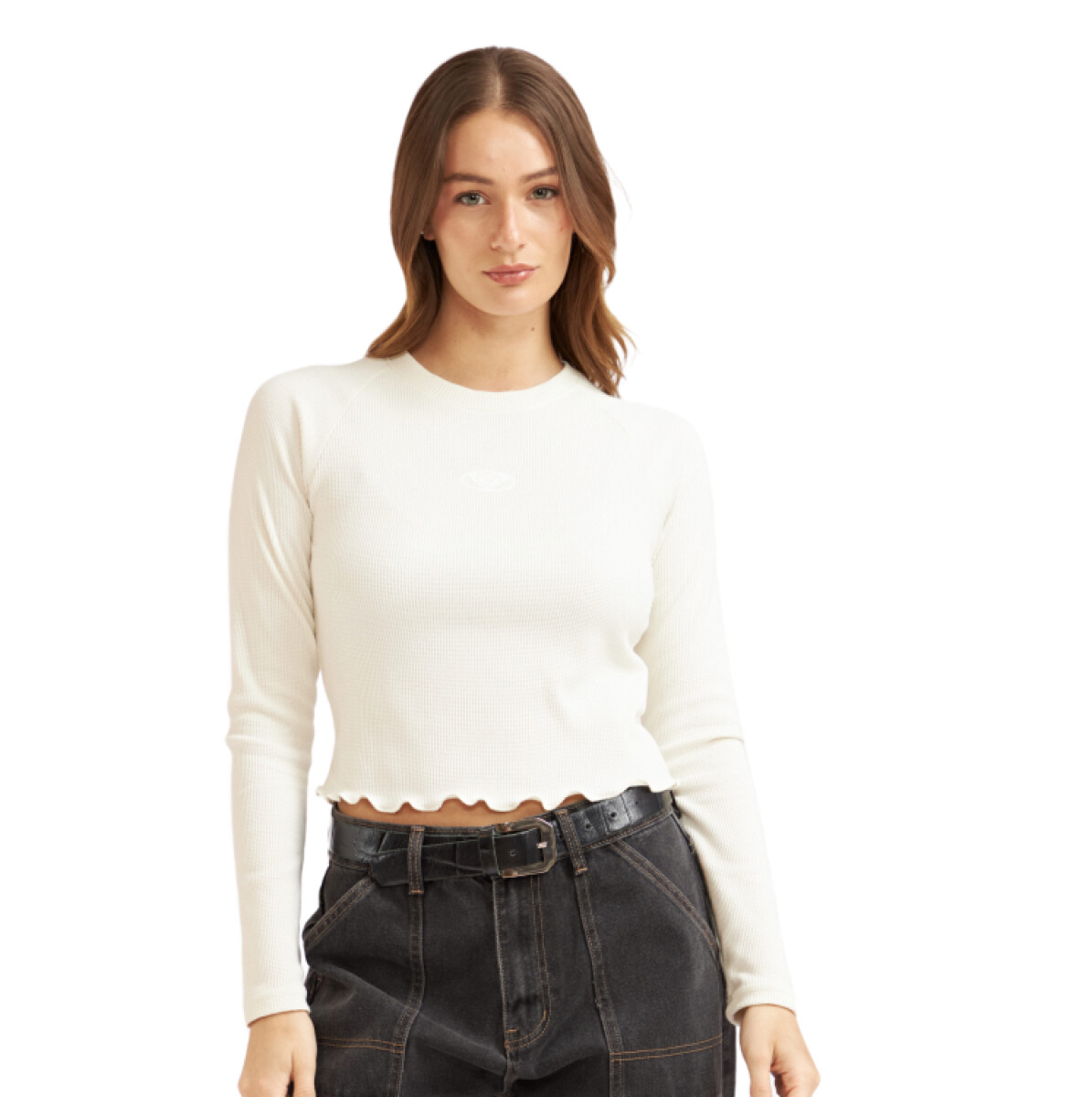 Buzo Roxy Basecamp - Blanco 