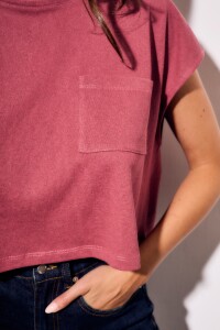 Remera Algodón Burgundy