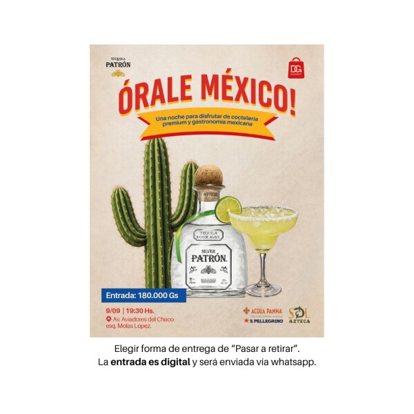 Entrada Orale Mexico | Miércoles 9 de septiembre Entrada Orale Mexico | Miércoles 9 de septiembre