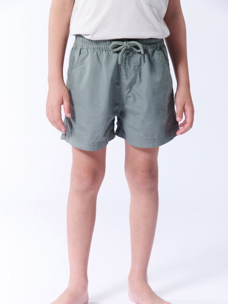Short de baño algodón Verde