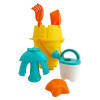 Balde Con Accesorios Para Playa AMARILLO