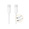 Cable genérico USB Tipo-C a USB Tipo-C color blanco Cable Genérico Usb Tipo-c A Usb Tipo-c Color Blanco