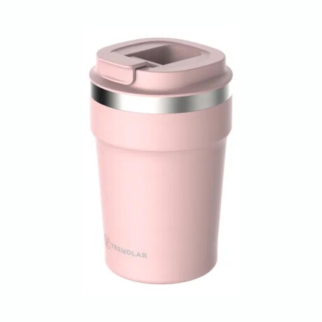 VASO TERMICO TERMOLAR CON TAPA 380ML Vaso Térmico TERMOLAR Con Tapa Capacidad 380ML - Rosado