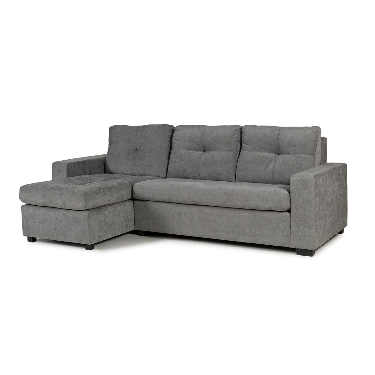 Rinconera Sensa - Tela Microfibra - Chaise izquierdo - TC1011 (Grafito) 