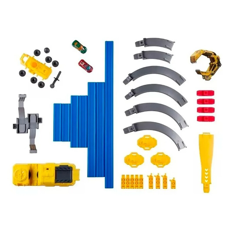 Metal Machines Pista Construcción Destrucción con 2 Vehículos Metal Machines Pista Construcción Destrucción con 2 Vehículos