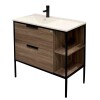 Mueble de baño de pie soak 90cm bacha de resina con mesada Mueble De Baño De Pie Soak 90cm Bacha De Resina Con Mesada