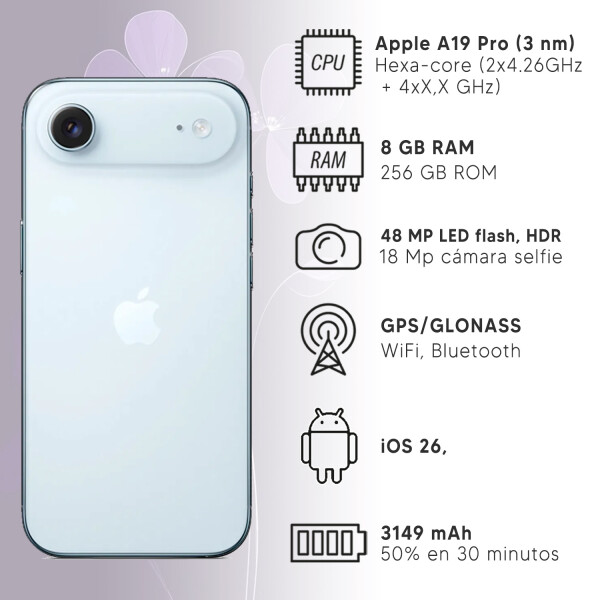 Apple Iphone Air 8/256 Gb 5g CELESTE