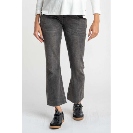 Flare Mamá Denim Gris