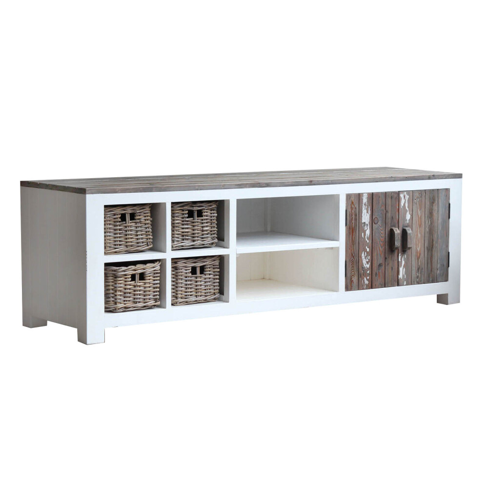 RACK MADERA BLANCO AIM