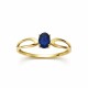 Anillo en oro con Zafiro azul Anillo en oro con Zafiro azul