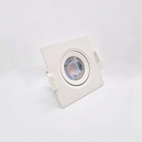 Spot de embutir LED cuadrado 5W 400Lm neutro 8,8cm IX2062X