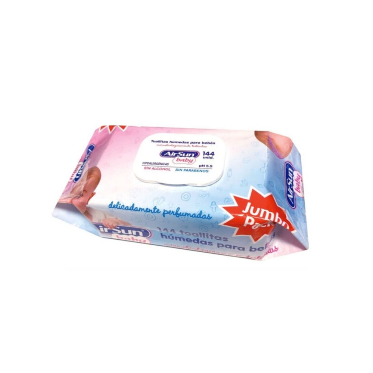 TOALLITA BEBE AIR SUN 144PCS (HUMEDAS HIPOLARG) SUPERPACK C/TAPA 