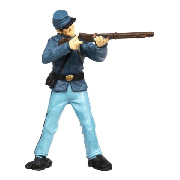Figura Tubo Safari Ejercito Union Guerra Juguete Soldados Figura Tubo Safari Ejercito Union Guerra Juguete Soldados