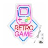 Cartel de Neon Diseño Consola Retro Game Cartel de Neon Diseño Consola Retro Game