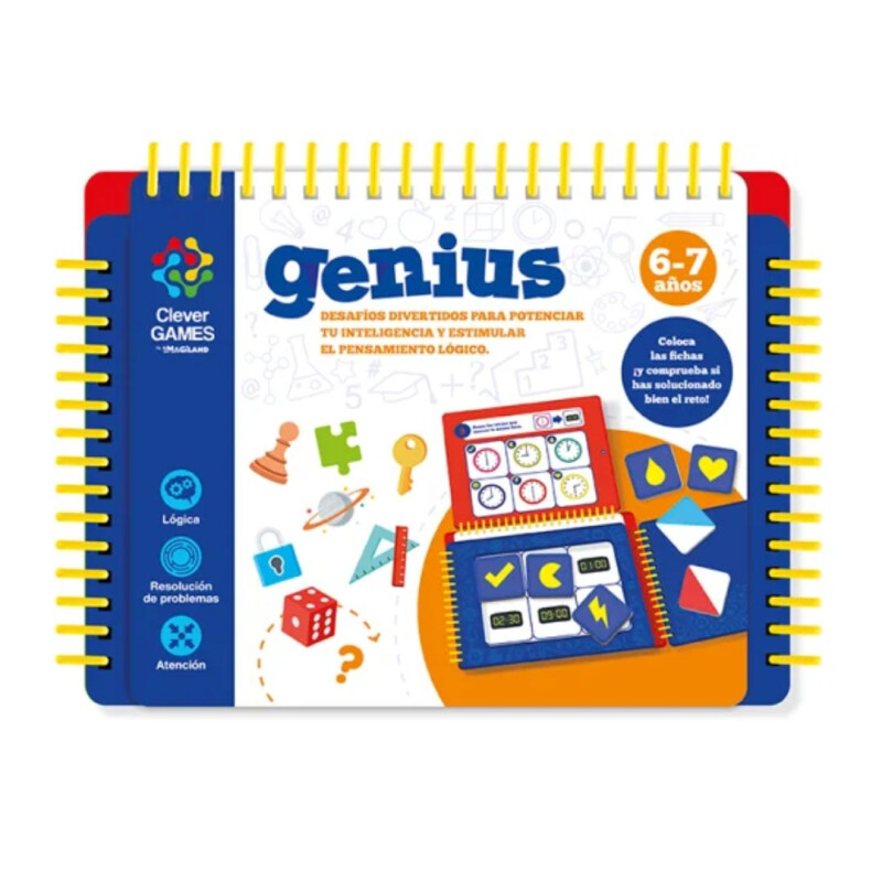 Libro de lógica Genius 6-7 años- Imagiland Libro De Lógica Genius 6-7 Años- Imagiland