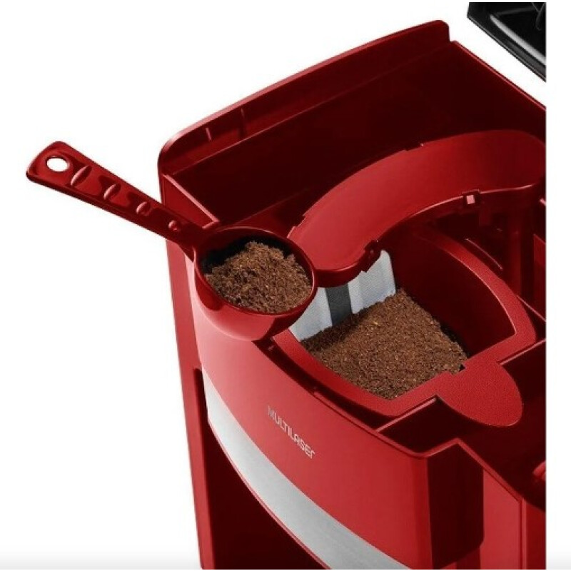 Cafetera Eléctrica Semiautomática Multilaser BE016 Roja Cafetera Eléctrica Semiautomática Multilaser BE016 Roja