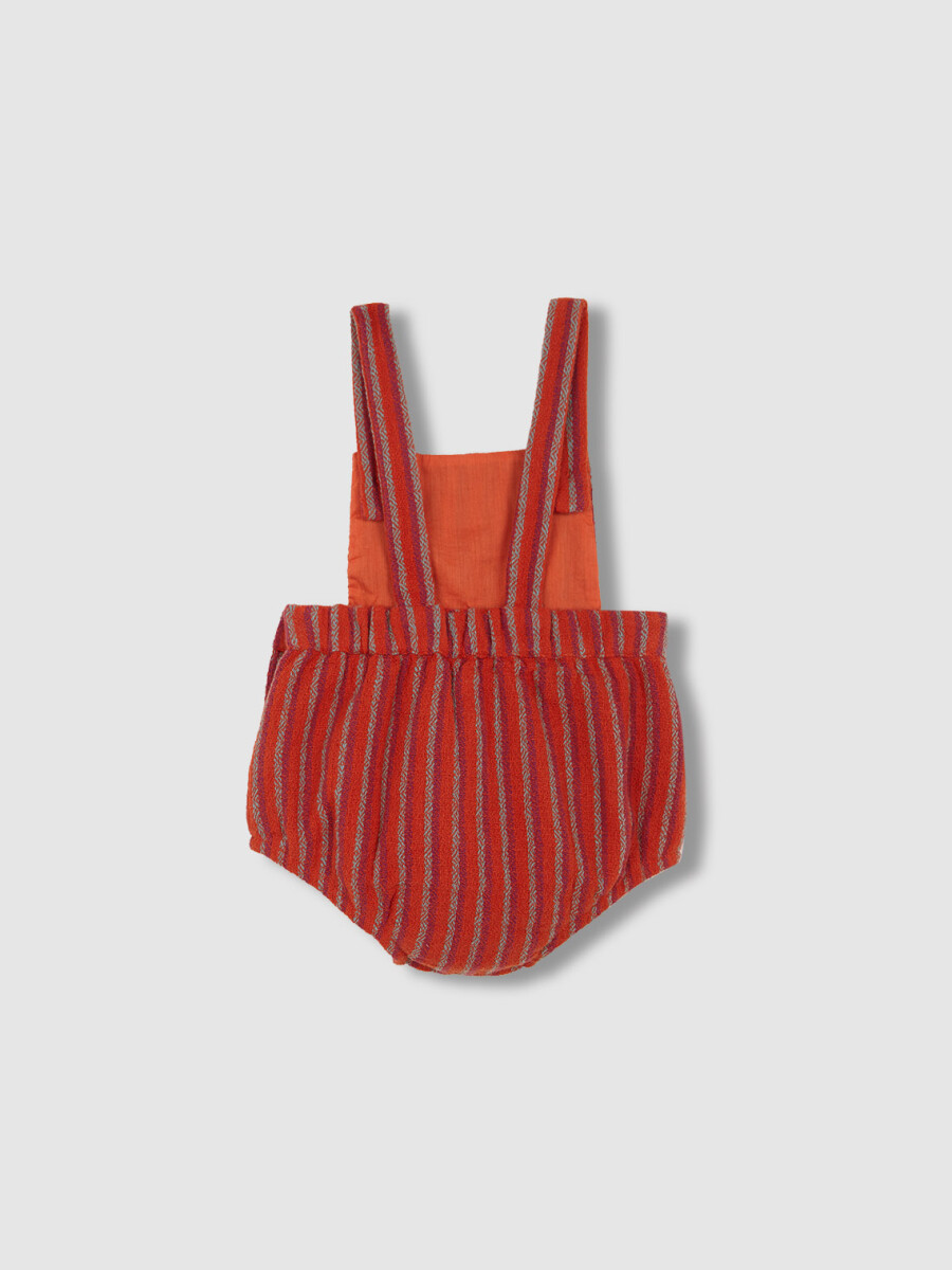 Peto De Rayas Multicolor Naranja