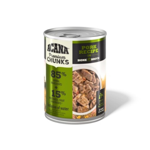 ACANA PORK RCP CHUNK WET DOG Acana Pork Rcp Chunk Wet Dog