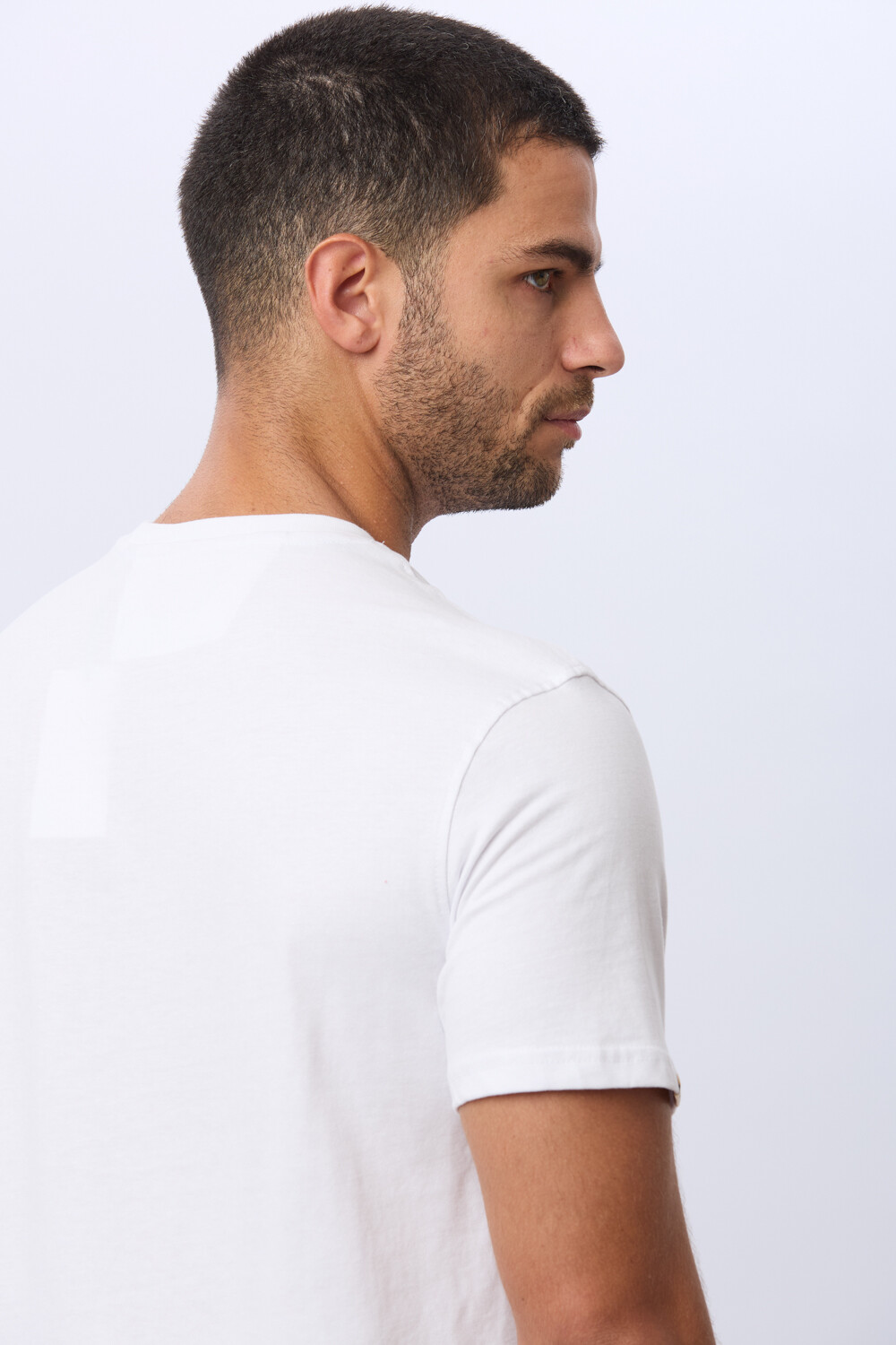 REMERA ESTAMPADA DE ALGODÓN Blanco