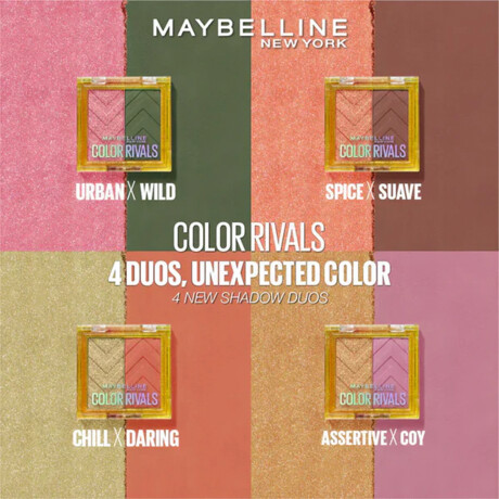 Paleta de Sombras Maybelline Color Rivals URBWILD