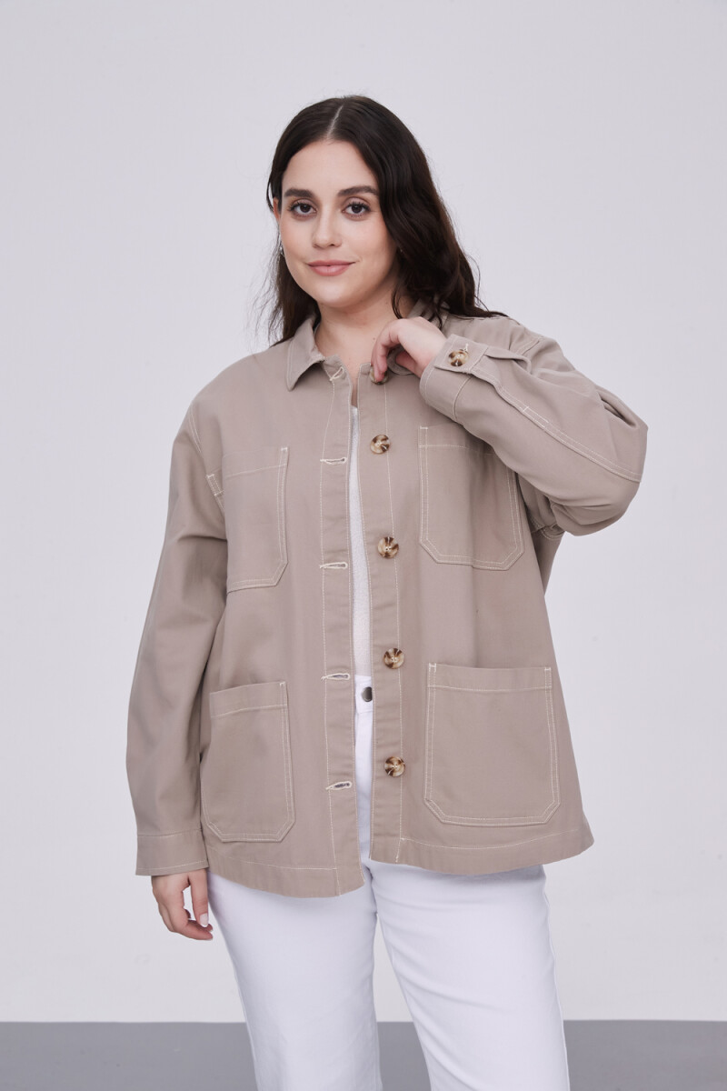 Chaqueta Salma - Taupe / Mink / Vison 