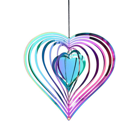 Colgante Giratorio Tornasolado Corazón