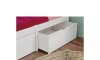 Cama Madera Maciza Con Cajones - 1 plaza - Linea beauty Blanco