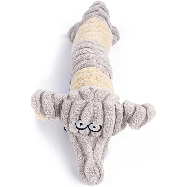 Juguete Peluche Perro Mascota Masticable Animales Calidad Color Variante Elefante