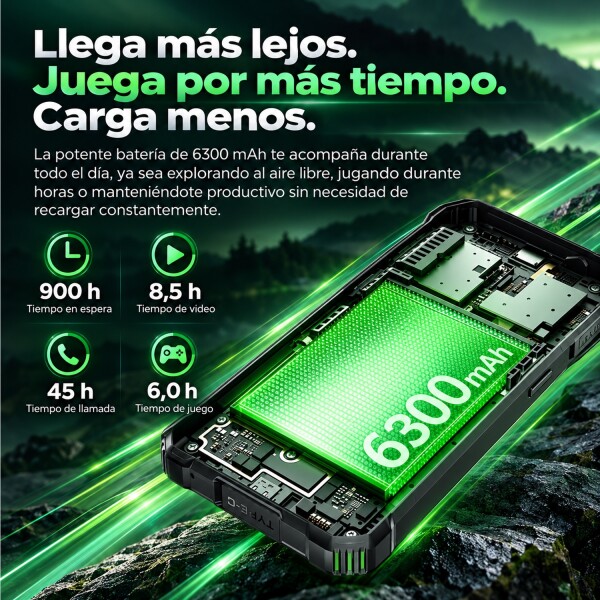 Celular Oukitel G5 16(4+12)gb 128gb Robusto 4g CEL OUKITEL G5 4/128GB NARANJA