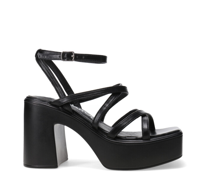 Sandalia GYDIA de fiesta con tiras Black