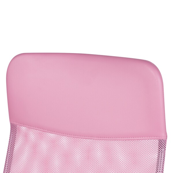 Silla de escritorio Oficina Sillon Ejecutiva Ergonomica giratoria Tela Mesh IMBACK Color Rosa Claro Silla de escritorio Oficina Sillon Ejecutiva Ergonomica giratoria Tela Mesh IMBACK Color Rosa Claro