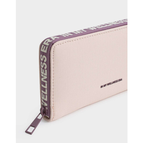 Billetera Fichero Negro Rosa Viejo