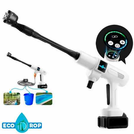 HIDROLAVADORA INALÁMBRICA 800W BLANCA ROJO