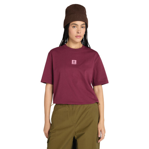 Polo Stack Mujer Burgundy