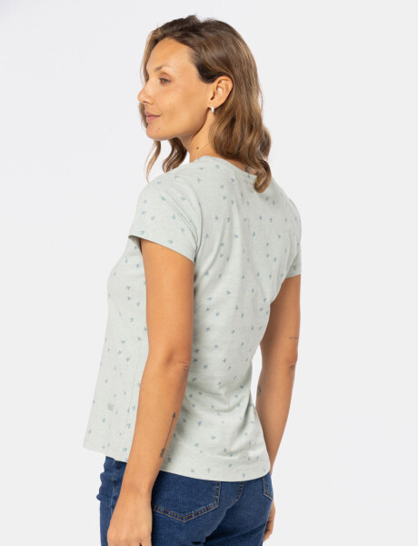 REMERA ESTAMPADA Verde