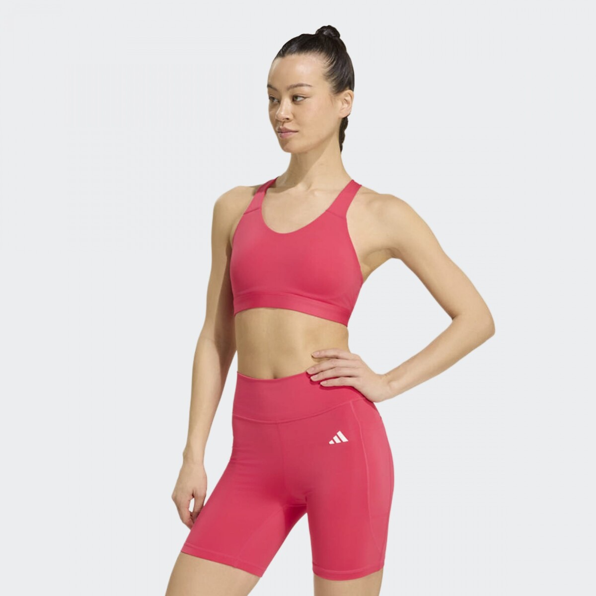 Top Adidas Optime Essentials Workout - Rosa 