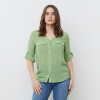 Blusa Bolsillos VERDE