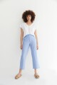 Remera escote en V blanco