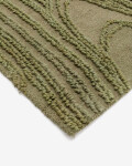 Alfombra Veiza de lana verde 160 x 230 cm Alfombra Veiza de lana verde 160 x 230 cm