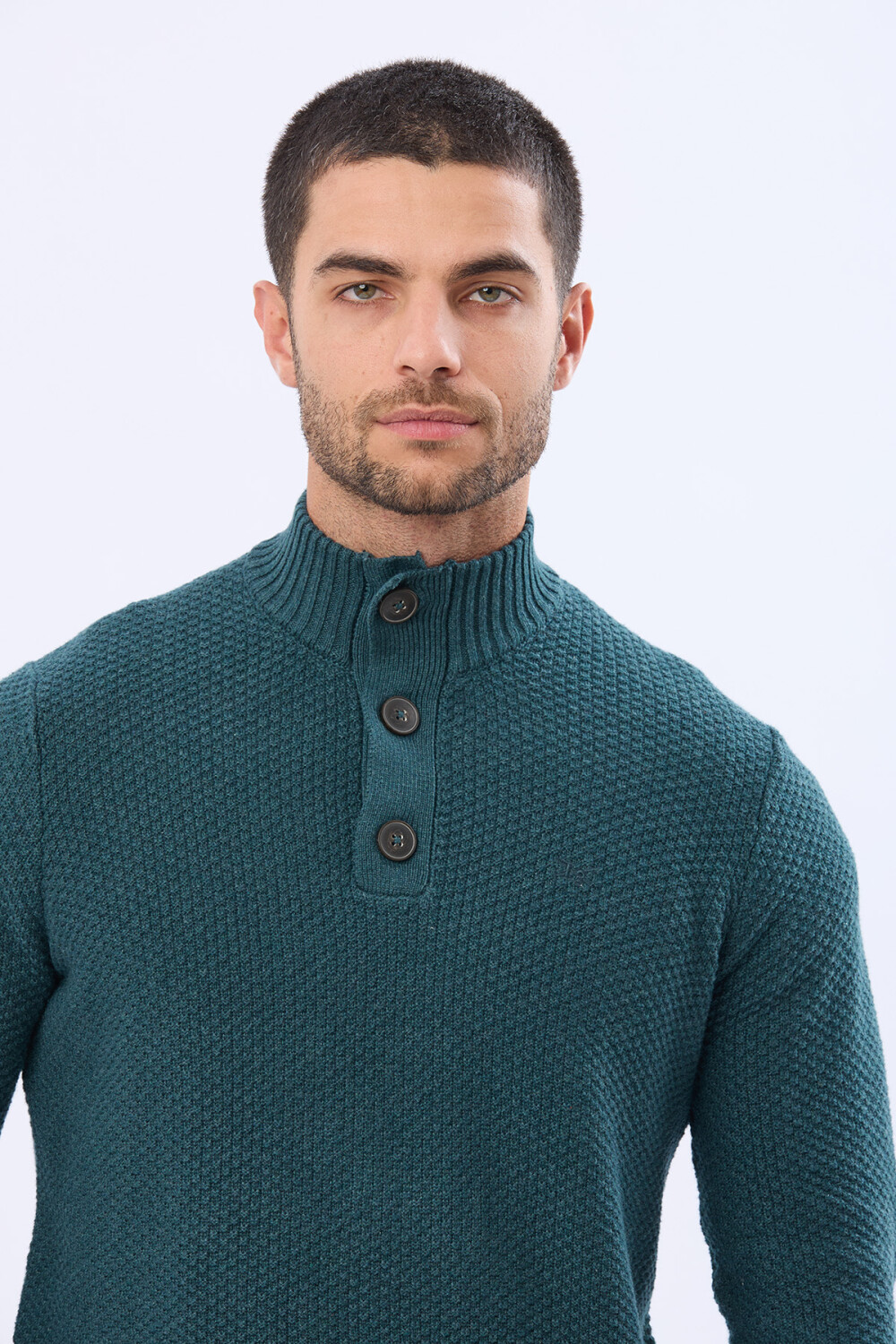 BUZO TEJIDO TEXTURADO Verde