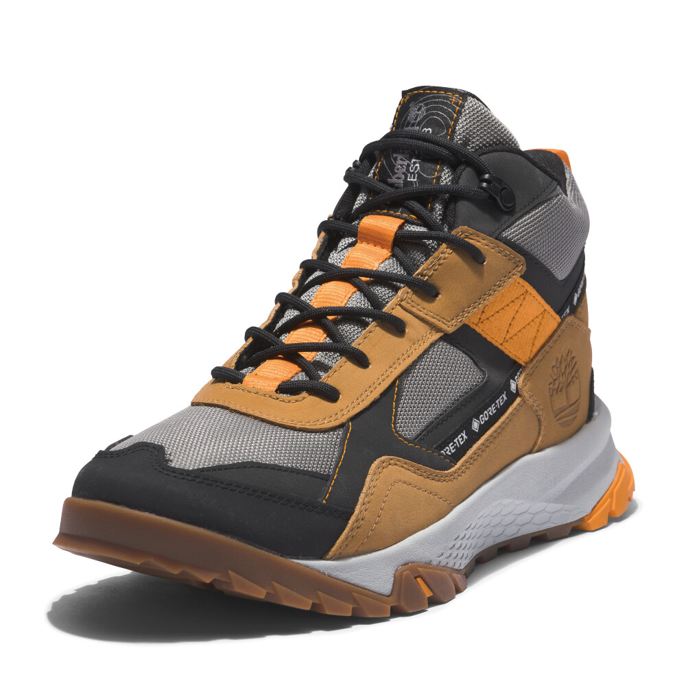 Botas Mid Lace Up Waterproof Hiking Hombre Wheat