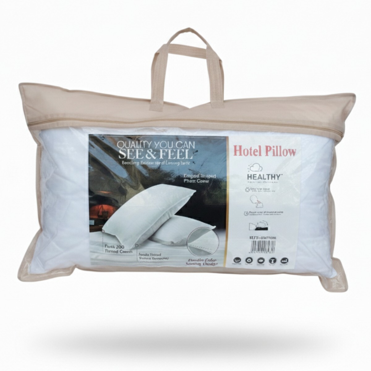ALMOHADA RECT BLANCA 40X70CM 