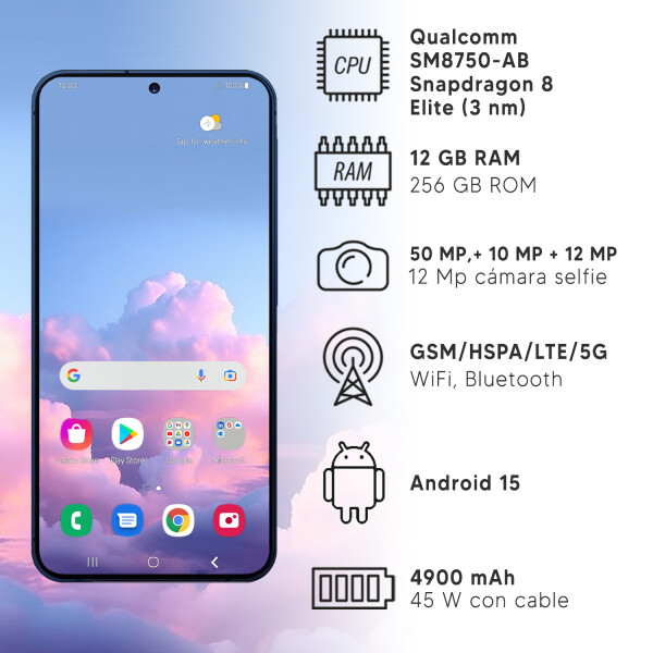 Samsung S25 Plus 12/256 Gb 5g + Estuche Original AZUL