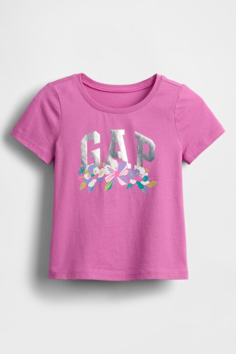 Remera Logo Gap Toddler Niña Budding Lilac