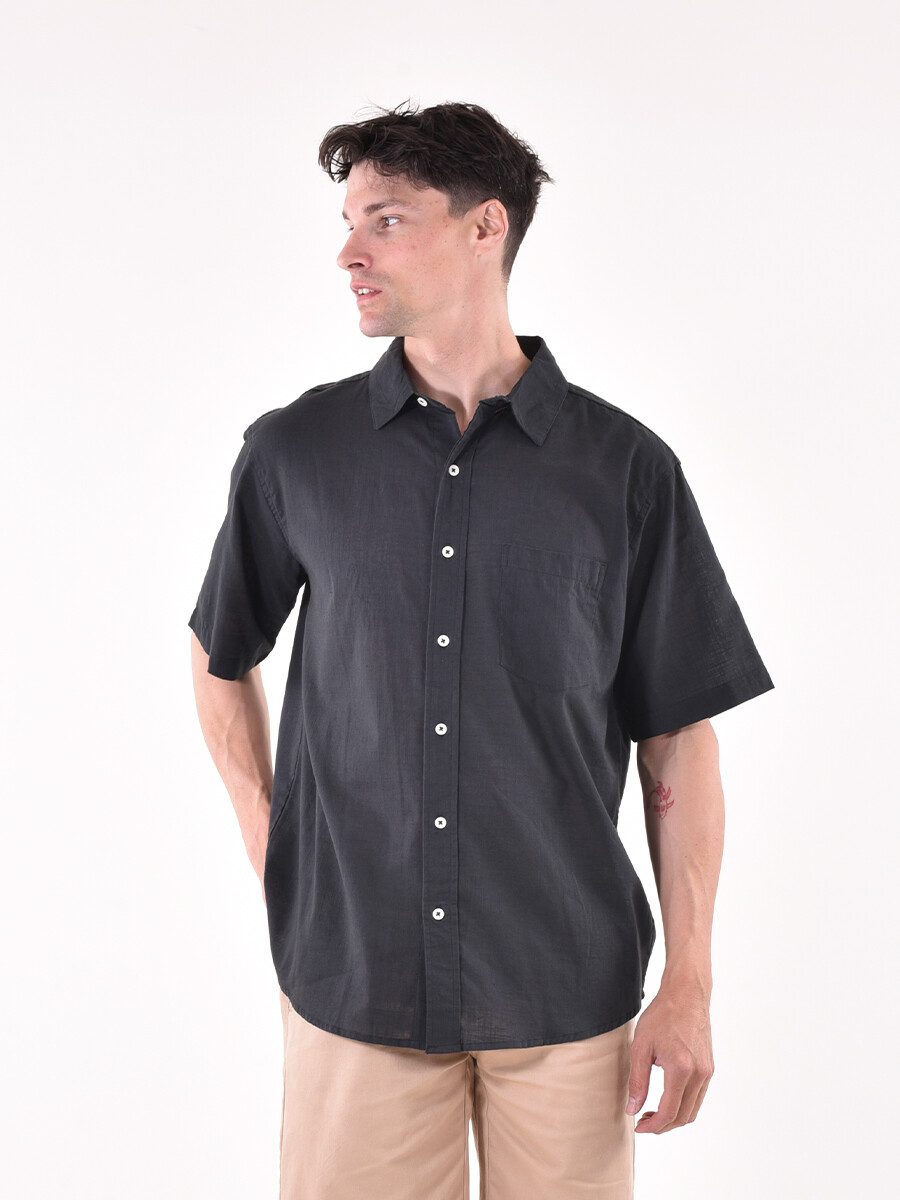 CAMISA OVER AVALON - NEGRO 