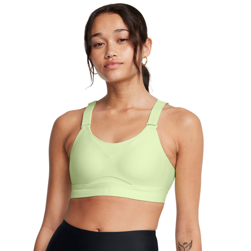 UA Infinity High 2.0 Bra-YLW GRN-383