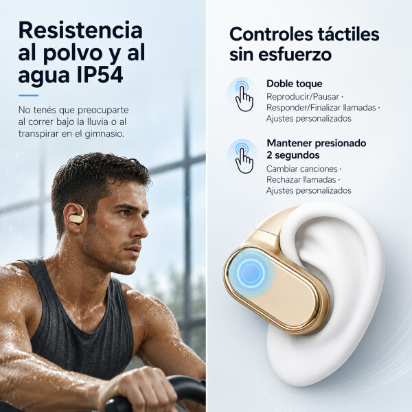 Auriculares Honor Choice Auricular Ows Earbuds AURICULAR HONOR CHOICE OPEN EAR DORADO