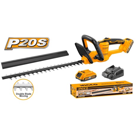 Cortacerco Ingco CHTLI20461 con Batería y Cargador 20V 001