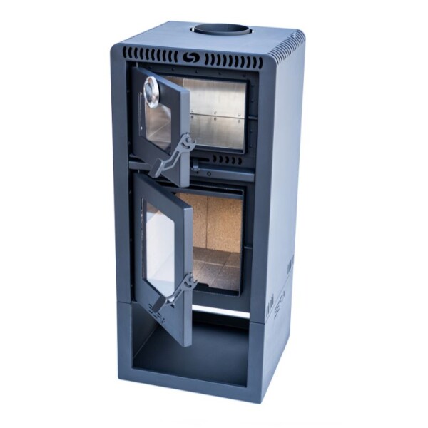 CALEFACTOR ALMERIA SEFIA CON HORNO + KIT DE CAÑOS (NEGROS) TECHO 1 PLANTA CALEFACTOR ALMERIA SEFIA CON HORNO + KIT DE CAÑOS (NEGROS) TECHO 1 PLANTA